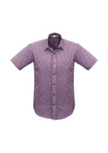 Biz Collection Corporate Wear Plum / XS Biz Collection Men’s Trend Short Sleeve Shirt S622ms