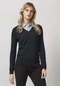 Biz Collection Work Wear Black / XS Biz Collection Milano Ladies Pullover LP618L