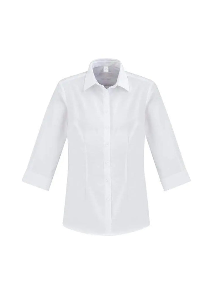 Biz Collection Corporate Wear White / 6 Biz Collection Regent Ladies ¾/S  S912LT