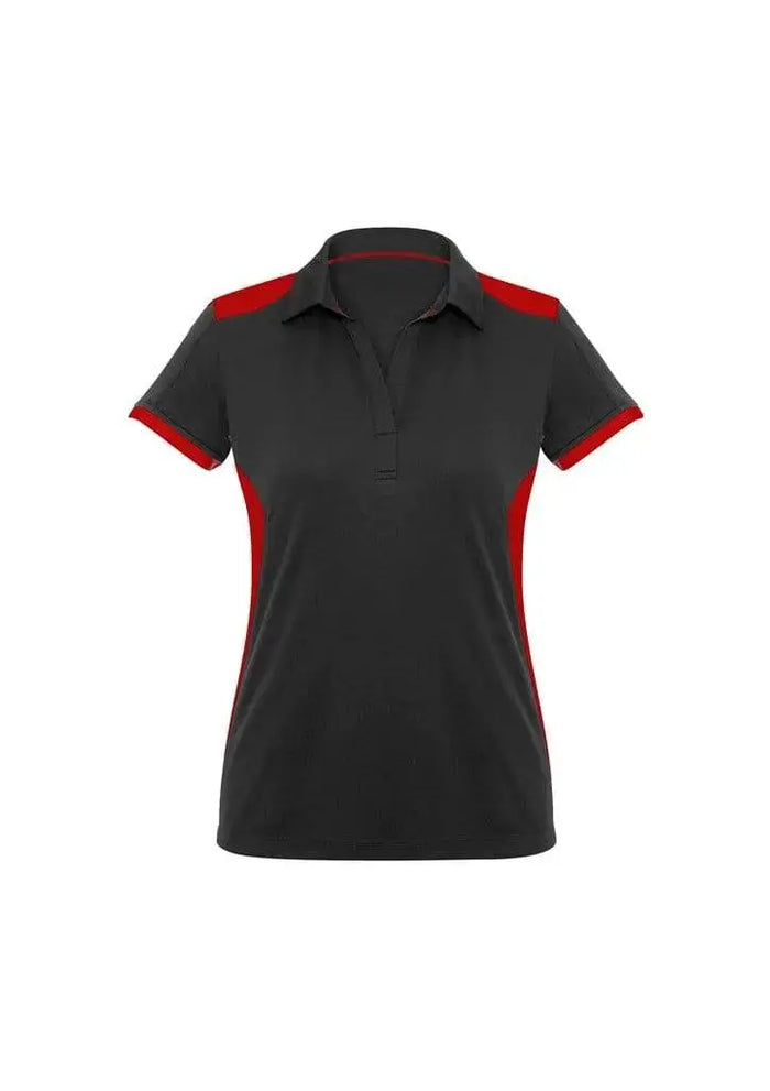 Biz Collection Casual Wear 6 / Black/Red Biz Collection Rival Ladies Polo P705LS