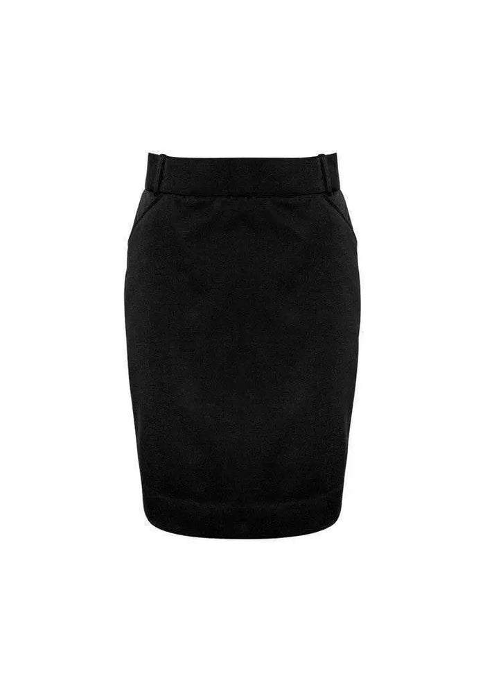 Biz Collection Corporate Wear Black / 4 Biz Collection Women’s Detroit Flexi-band Skirt Bs612s
