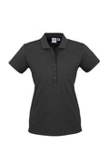 Biz Collection Casual Wear Graphite Black / 8 Biz Collection Women’s Shadow Polo P501LS