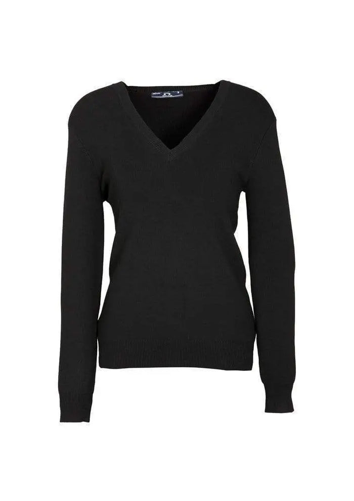 Biz Collection Corporate Wear Black / S Biz Collection Women’s V-neck Pullover Lp3506