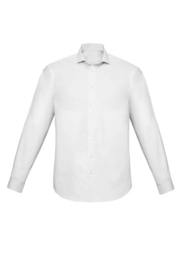 Biz Corporates Charlie Mens Slim Fit L/S Shirt RS969ML - Flash Uniforms
