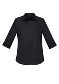 Biz Corporates Charlie Women's 3/4 Sleeve Shirt RS968LT Biz Corporates