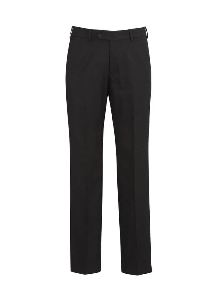 Biz Corporates Mens Flat Front Pant 70112S - Flash Uniforms