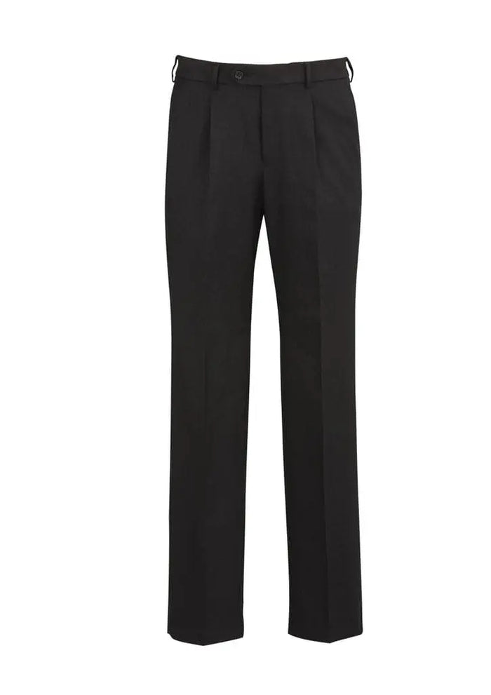 Biz Corporates Mens One Pleat Pant 70111R - Flash Uniforms