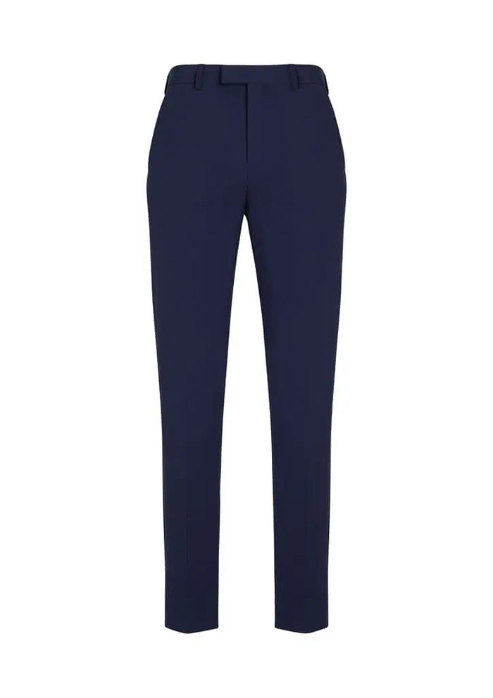 Biz Corporates Mens Slim Fit Flat Front Pant 70716R - Flash Uniforms