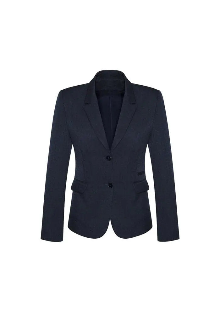 Biz Corporates Womens 2 Button Mid Length Jacket 60119 - Flash Uniforms