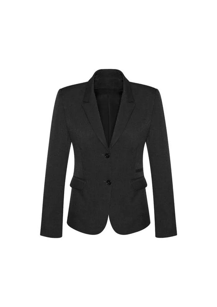 Biz Corporates Womens 2 Button Mid Length Jacket 60119 - Flash Uniforms
