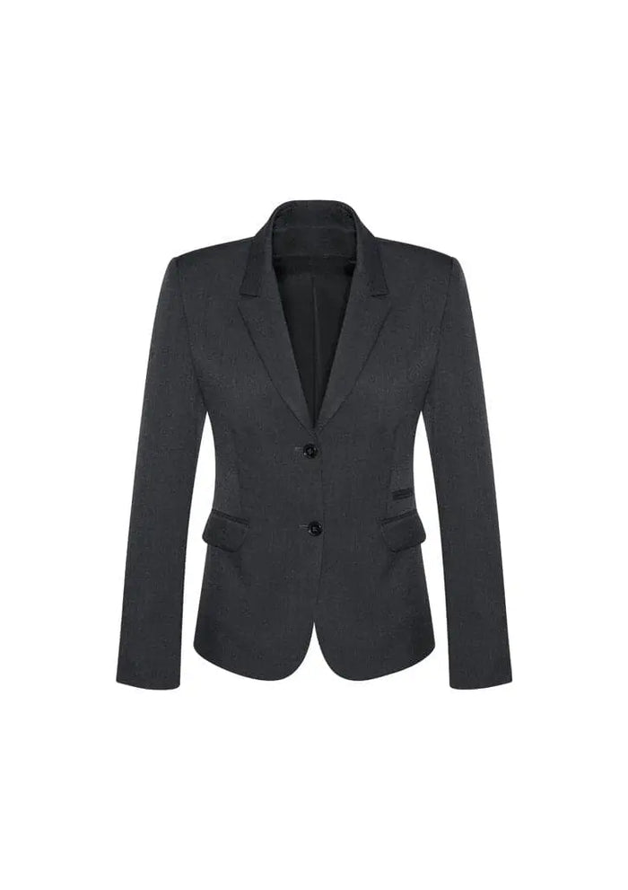 Biz Corporates Womens 2 Button Mid Length Jacket 60119 - Flash Uniforms