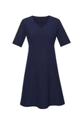 Biz Corporates Womens Extended Short Sleeve Dress RD974L - Flash Uniforms