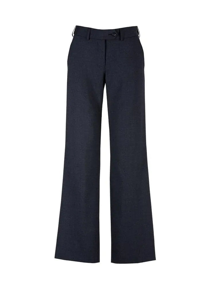 Biz Corporates Womens Mid Rise Adjustable Waist Pant 14015 - Flash Uniforms