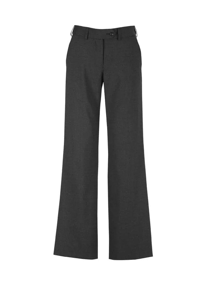 Biz Corporates Womens Mid Rise Adjustable Waist Pant 14015 - Flash Uniforms