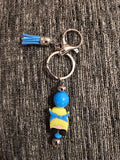 BLONDE WOMAN KEYCHAIN