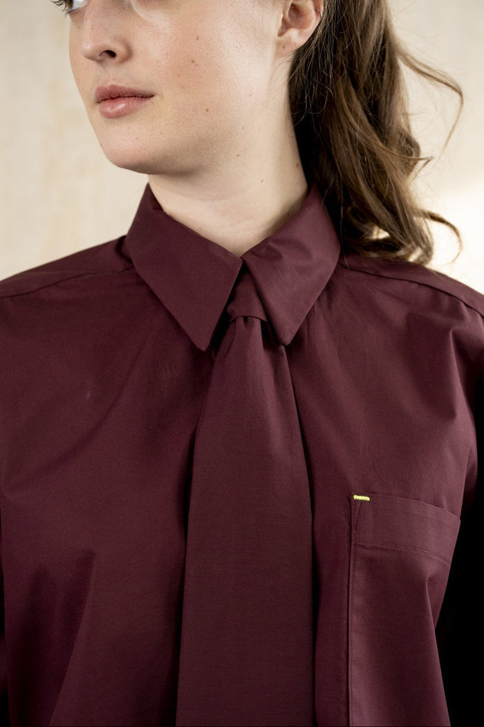 BODYBAG Chemise Montego - Wine