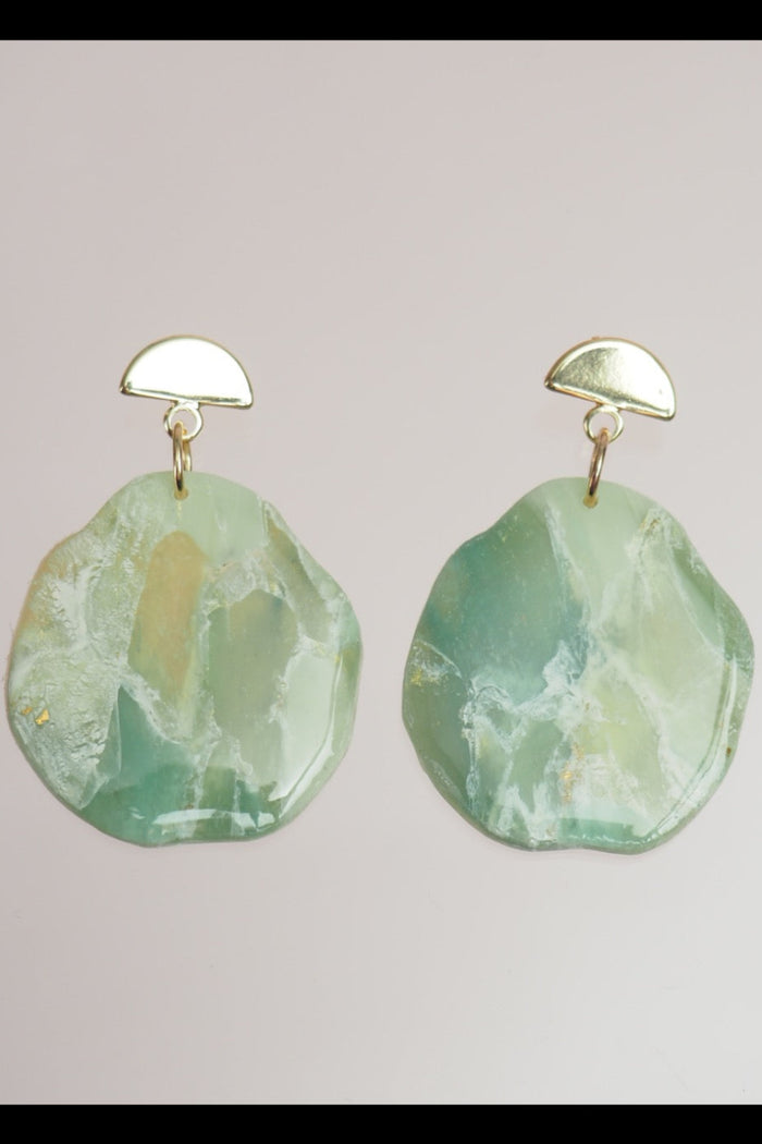 BON MATIN Boucles d'Oreilles Stone - Jade