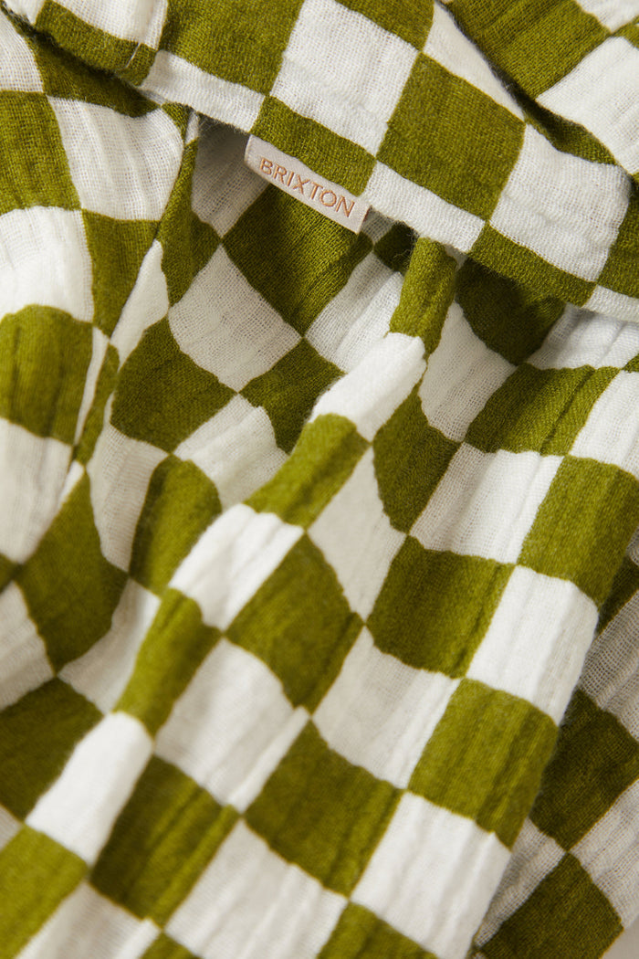 BRIXTON Pantalon Lola - Damier Vert