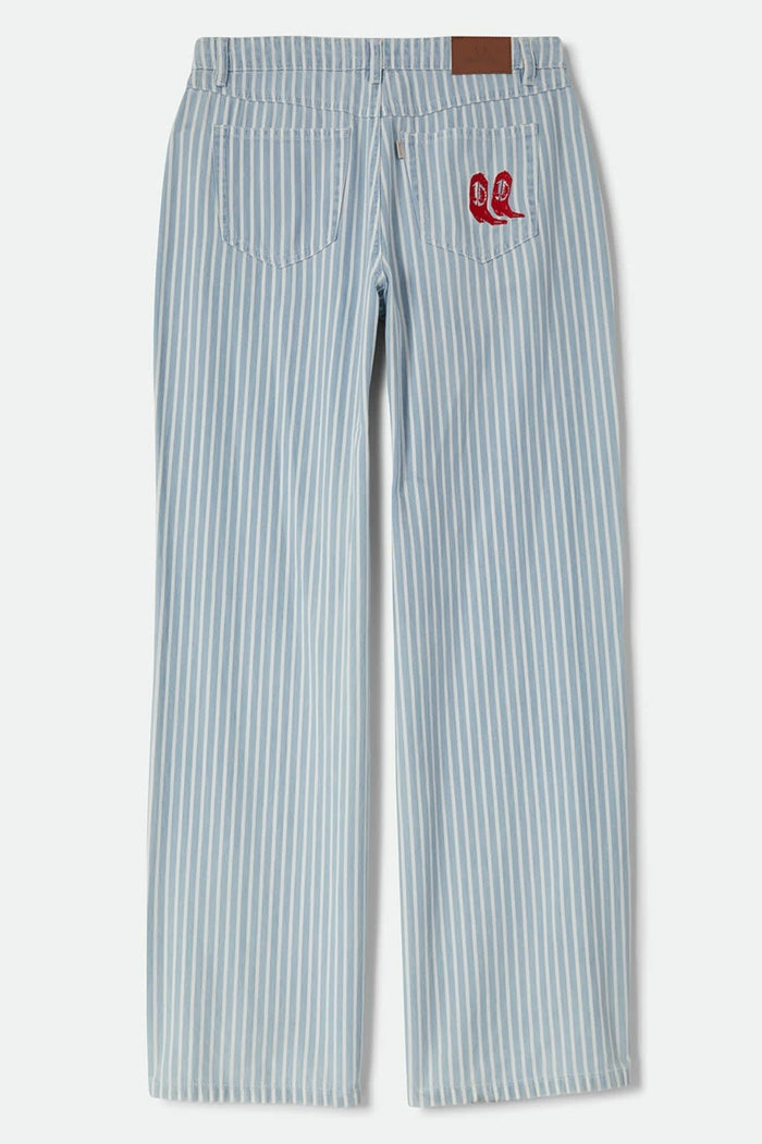 BRIXTON Pantalons Chloé - Two Boot Stripe