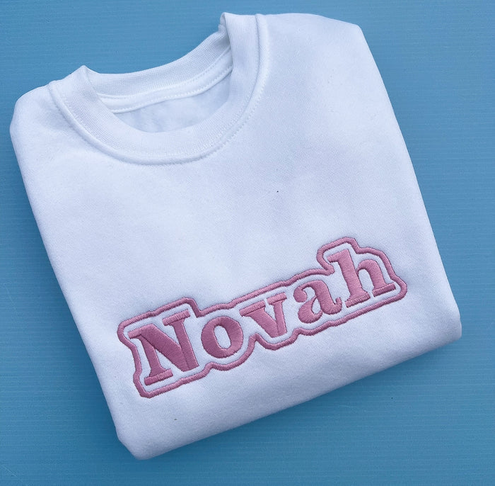 Bubble Name Sweatshirt