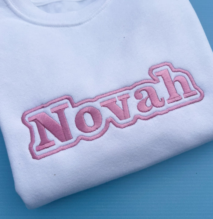 Bubble Name Sweatshirt