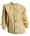 Butter Yellow Cotton Shirt-Jac circa 1960s