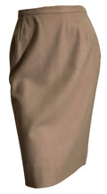 Camel Wool Pencil Skirt circa 1960s