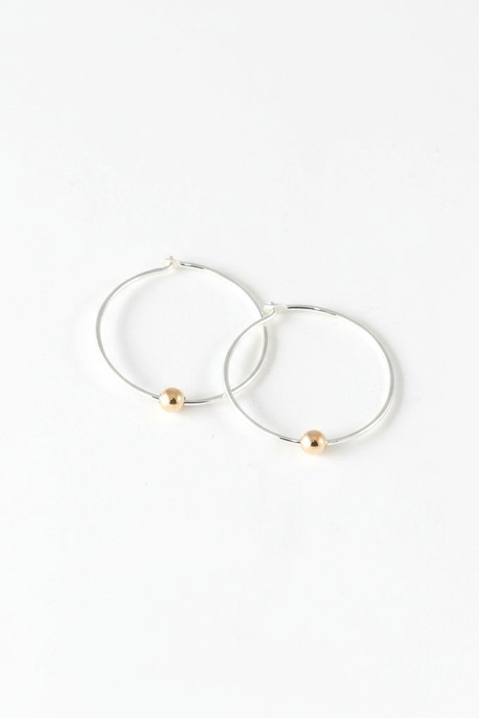CAMILLETTE Boucles d'Oreilles Dormeuses Moyen - Argent
