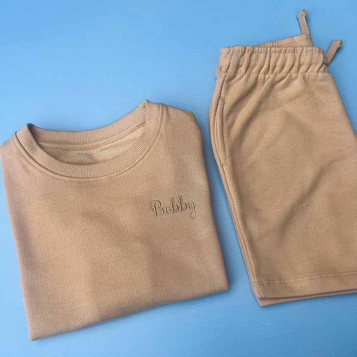 Caramel Jumper & Short Set