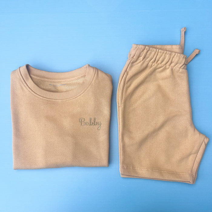 Caramel Jumper & Short Set