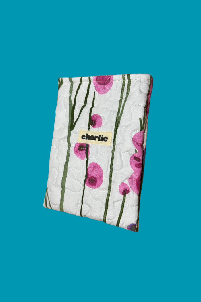 CHARLIE Pochette à Livre Petit Format - Hortensia