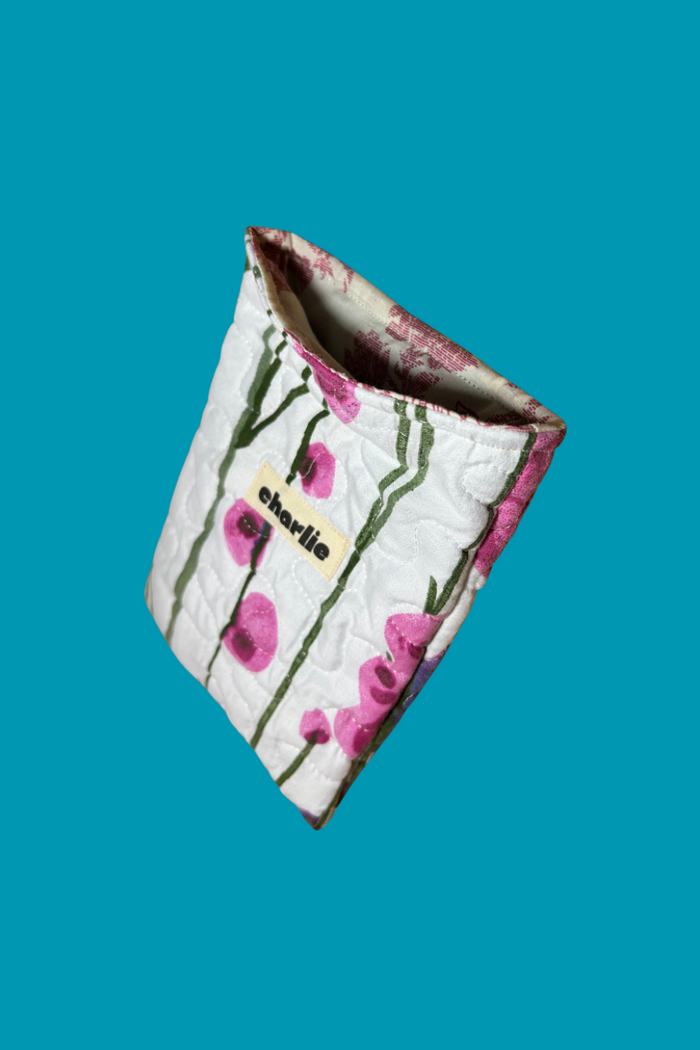 CHARLIE Pochette à Livre Petit Format - Hortensia