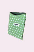 CHARLIE Pochette à Livre Petit Format - Pois vert