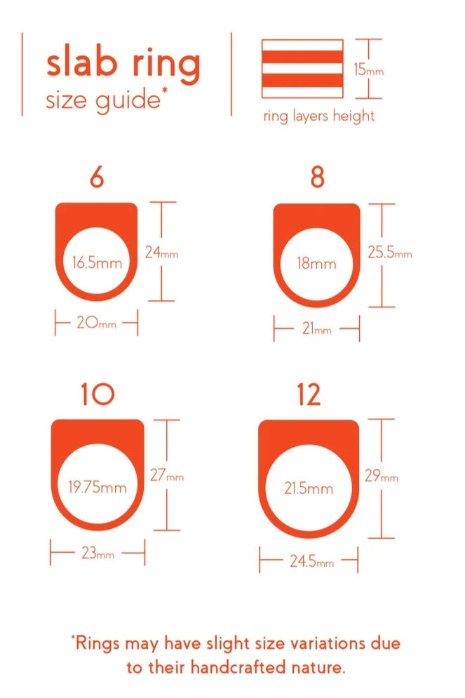COMBINIST GOOD Bague Slab