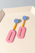COMBINIST GOOD Boucles d'Oreilles Pendante Ovale