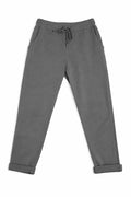 Cotton Elasticated Waist Drawstring Double Pocket Italia Joggers - Mocha