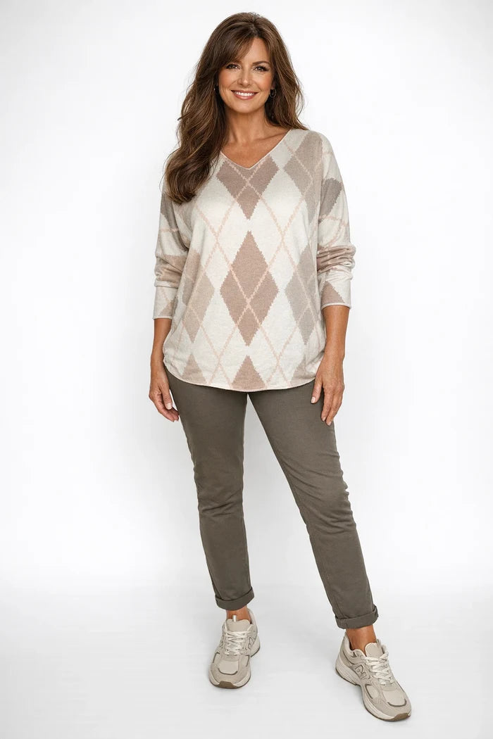 Cotton Elasticated Waist Drawstring Double Pocket Italia Joggers - Mocha