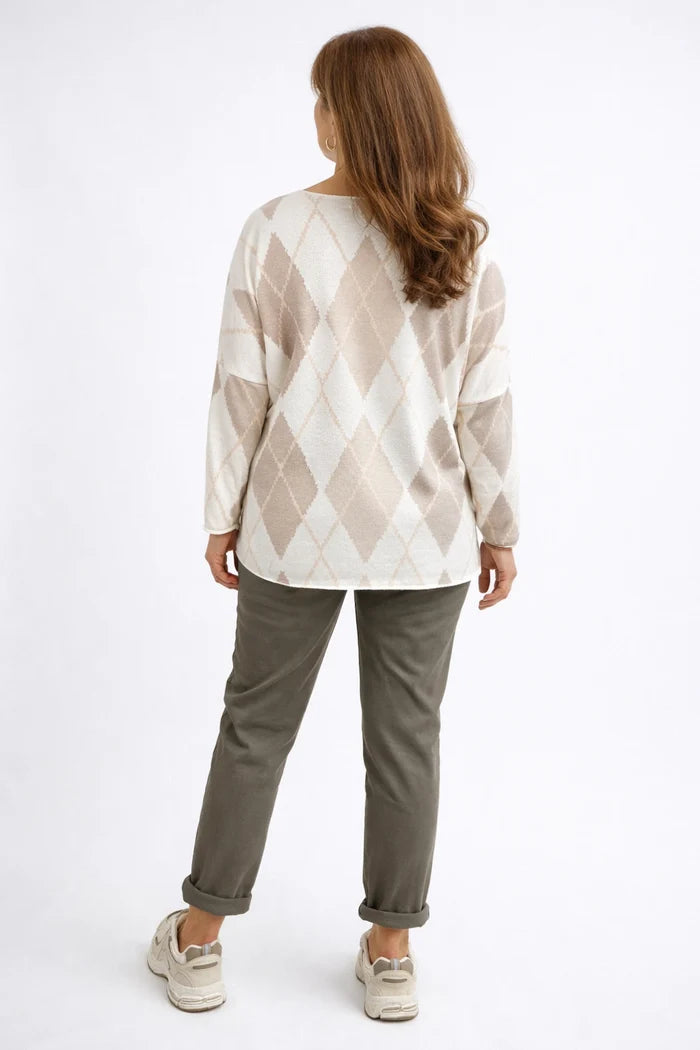 Cotton Elasticated Waist Drawstring Double Pocket Italia Joggers - Mocha
