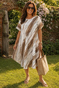 Cotton Helena Dress - Mocha