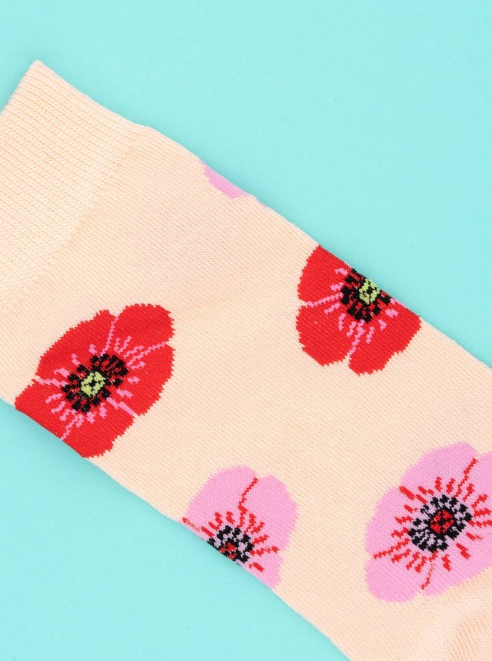 COUCOU SUZETTE Chaussettes - Coquelicot