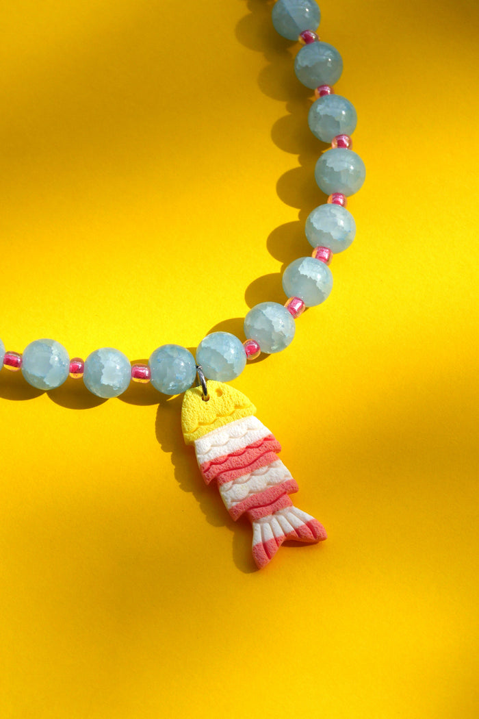 CROCODILE AGILE Collier Poisson