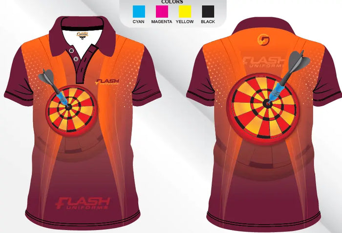 Custom Sublimated Darts Polo Shirt SP40  Sublimation