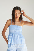 DAILYSTORY Camisole Isadora - Bleu