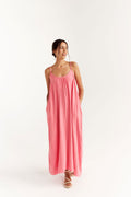 DAILYSTORY Robe Isabella Longue - Corail