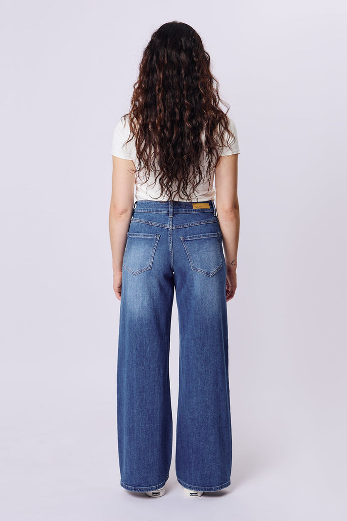 DAILYSTORY X YOGA JEANS Jean Aurore - Bleu