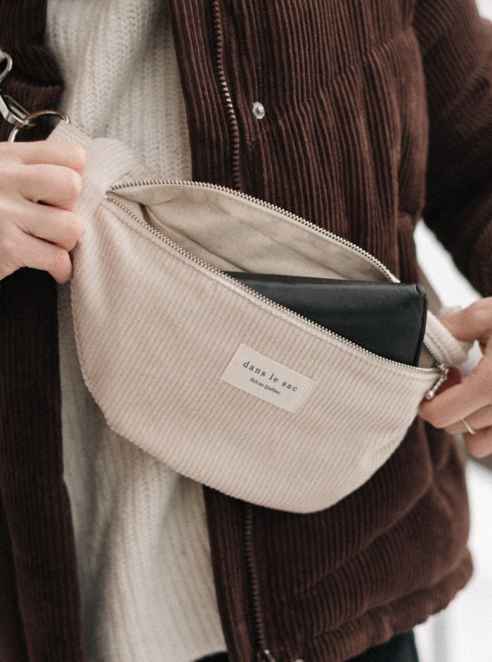 DANS LE SAC Sac Banane Corduroy