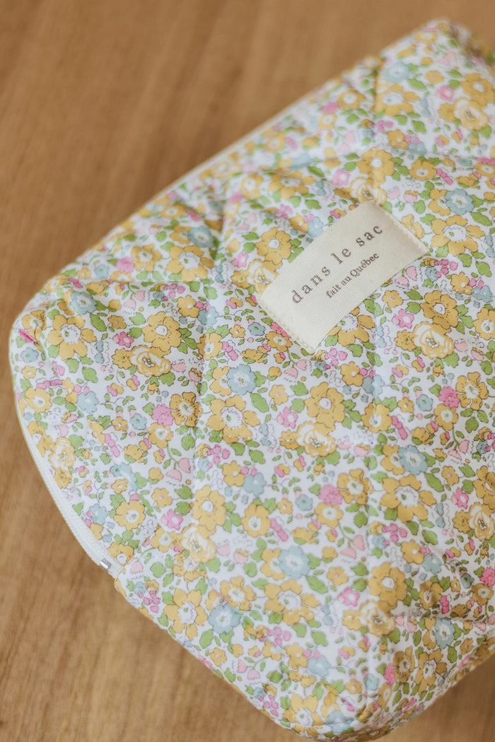 DANS LE SAC x LIBERTY LONDON Pochette Matelassé - Mimosa