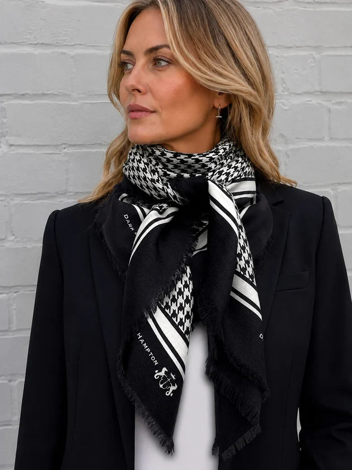 Dark Hampton The Hunter Wool Silk Scarf Accessories > Scarves & Wraps > Wool Silk Scarves > Dark Hampton Hyde Boutique