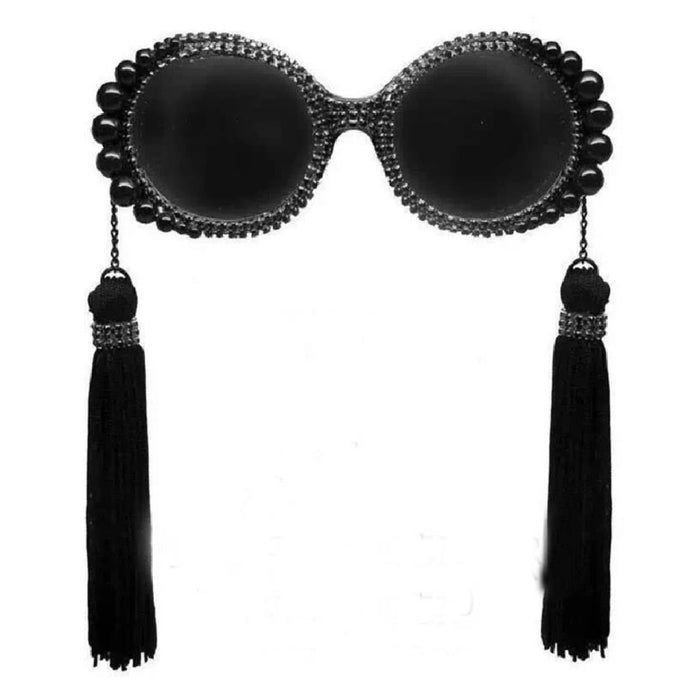 Darla- the Tassel Earring Look Beaded Sunglasses