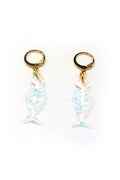 DCONSTRUCT Boucles d'Oreilles Mini Arêtes de Poisson